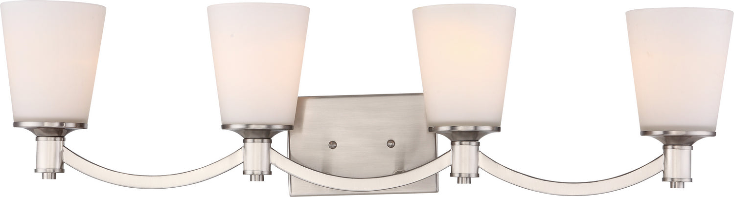 Nuvo Lighting 60-5874 Four Light Vanity, Brushed Nickel