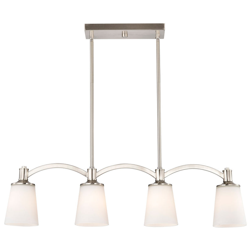 Nuvo Lighting 60-5875 Four Light Trestle, Brushed Nickel