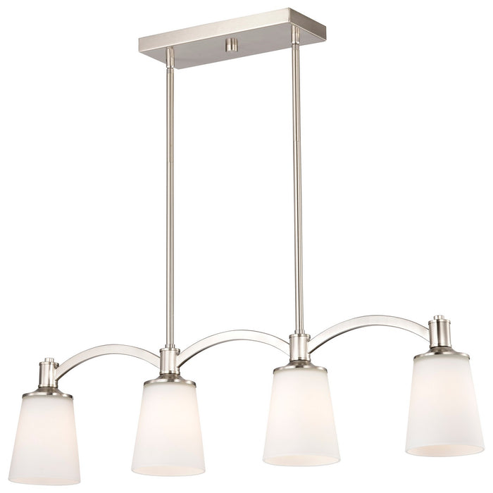 Nuvo Lighting 60-5875 Four Light Trestle, Brushed Nickel