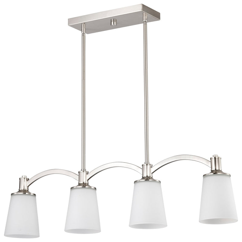 Nuvo Lighting 60-5875 Four Light Trestle, Brushed Nickel