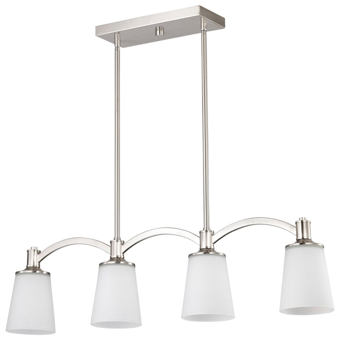 Nuvo Lighting 60-5875 Four Light Trestle, Brushed Nickel