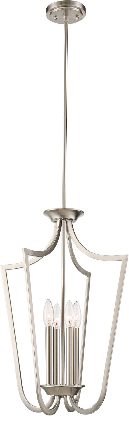 Nuvo Lighting 60-5876 Four Light Pendant, Brushed Nickel