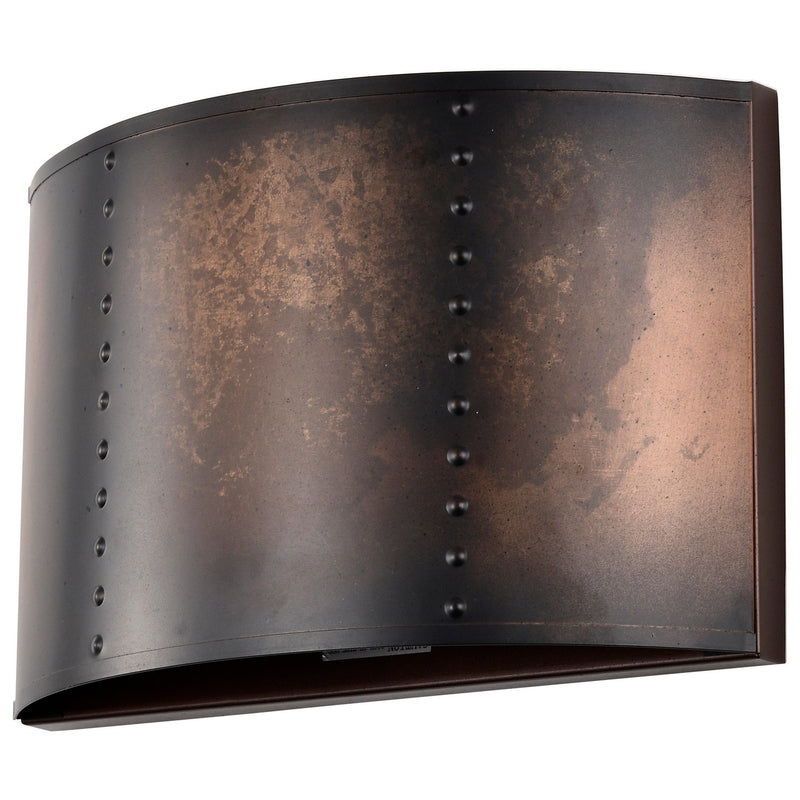 Nuvo Lighting 60-5891 One Light Wall Sconce, Weathered Brass