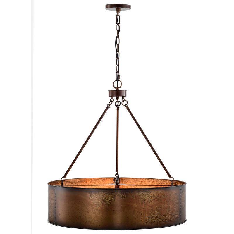 Nuvo Lighting 60-5895 Five Light Pendant, Weathered Brass