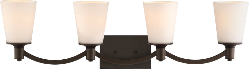 Nuvo Lighting 60-5974 Four Light Vanity, Forest Bronze