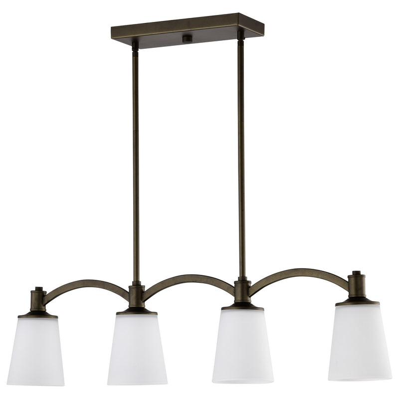 Nuvo Lighting 60-5975 Four Light Trestle, Forest Bronze