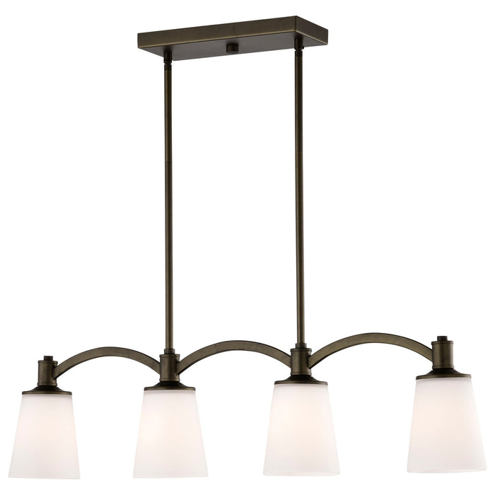 Nuvo Lighting 60-5975 Four Light Trestle, Forest Bronze
