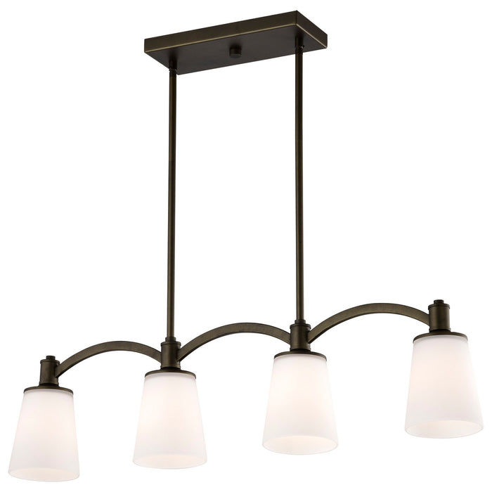Nuvo Lighting 60-5975 Four Light Trestle, Forest Bronze