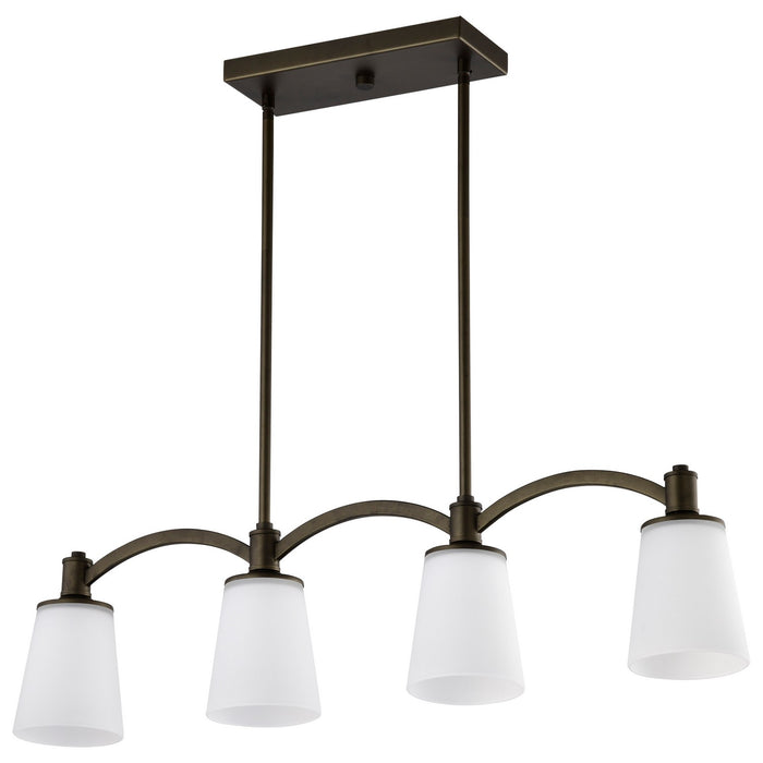 Nuvo Lighting 60-5975 Four Light Trestle, Forest Bronze
