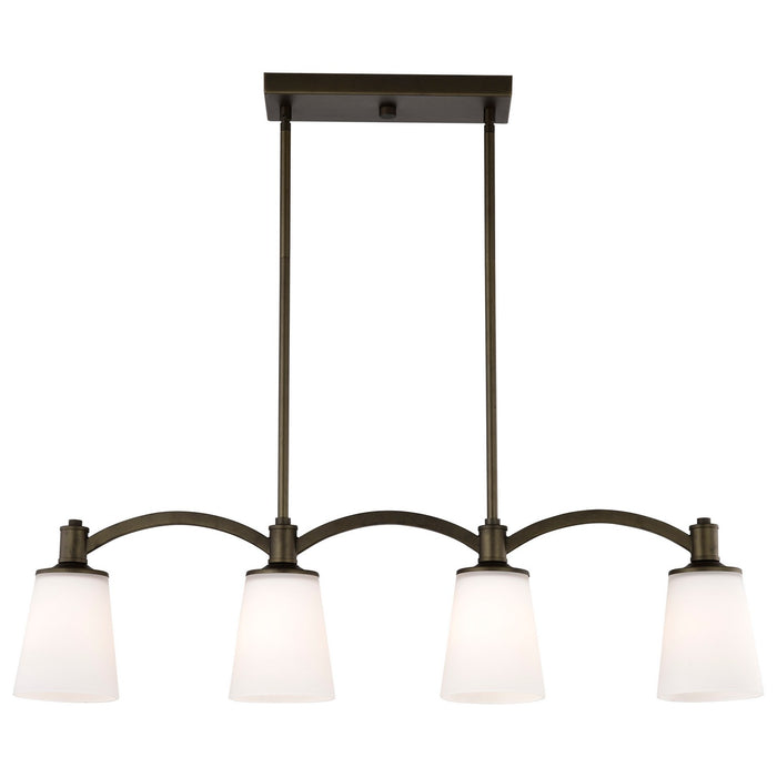 Nuvo Lighting 60-5975 Four Light Trestle, Forest Bronze