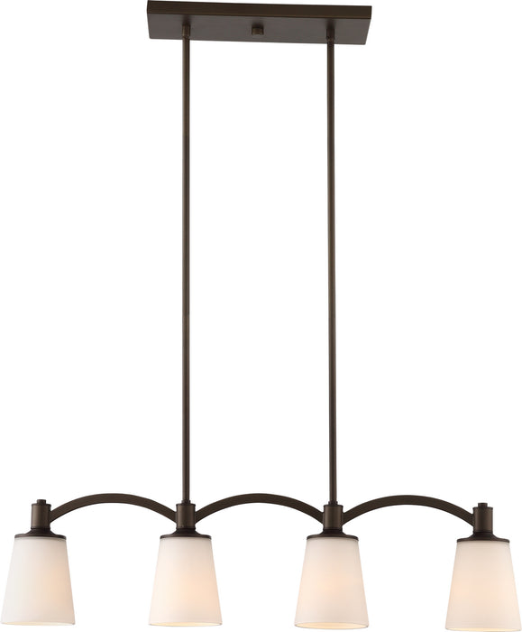 Nuvo Lighting 60-5975 Four Light Trestle, Forest Bronze