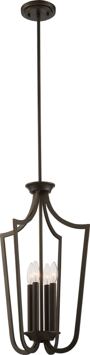 Nuvo Lighting 60-5976 Four Light Pendant, Forest Bronze
