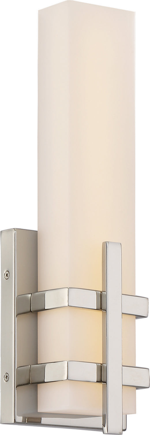 Nuvo Lighting 62-871 LED Wall Sconce, Polished Nickel