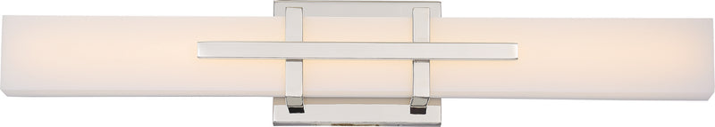 Nuvo Lighting 62-872 LED Wall Sconce, Polished Nickel