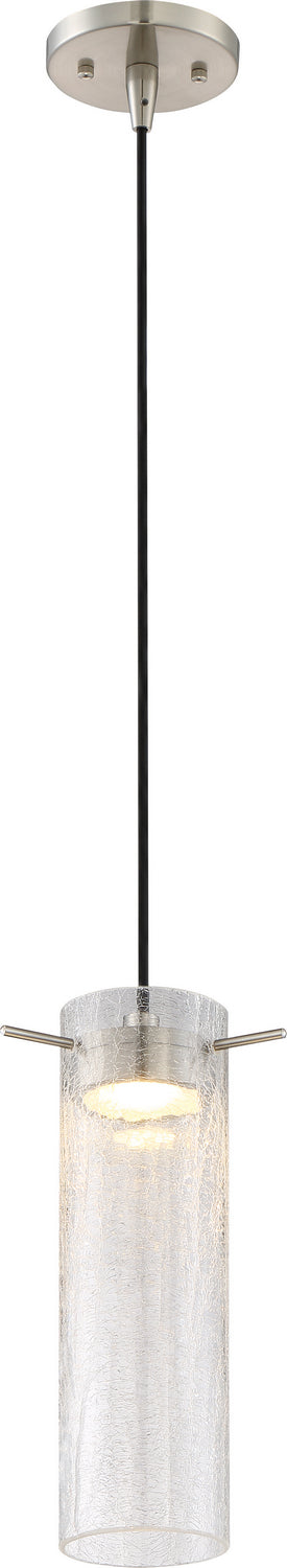 Nuvo Lighting 62-952 LED Mini Pendant, Brushed Nickel