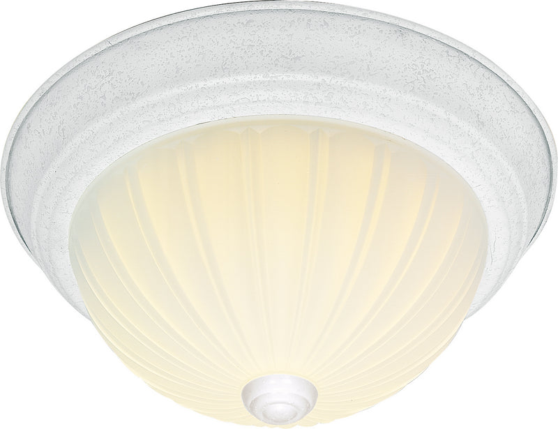 Nuvo Lighting SF76-127 Two Light Flush Mount, Textured White