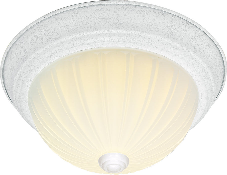 Nuvo Lighting SF76-127 Two Light Flush Mount, Textured White