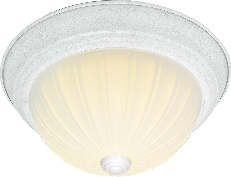 Nuvo Lighting SF76-129 Three Light Flush Mount, Textured White