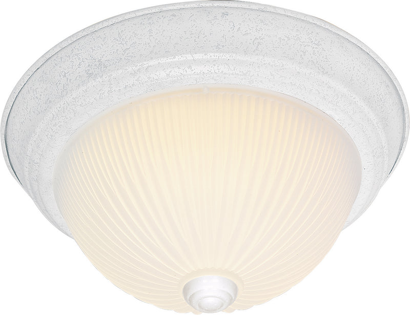 Nuvo Lighting SF76-131 Two Light Flush Mount, Textured White
