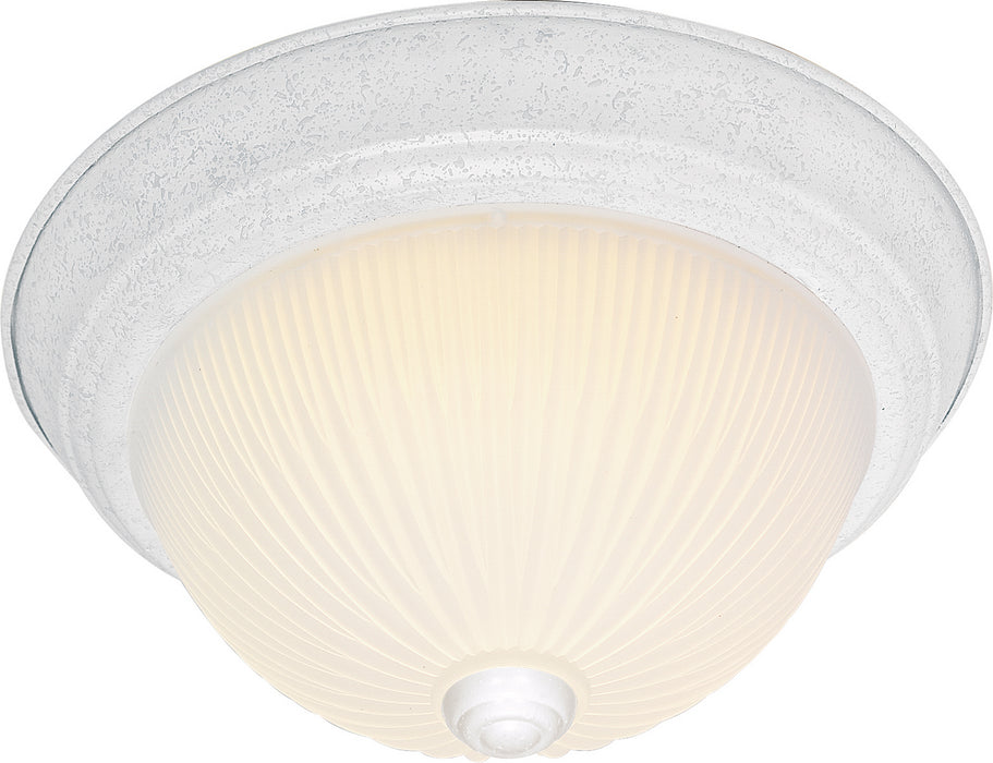 Nuvo Lighting SF76-133 Two Light Flush Mount, Textured White