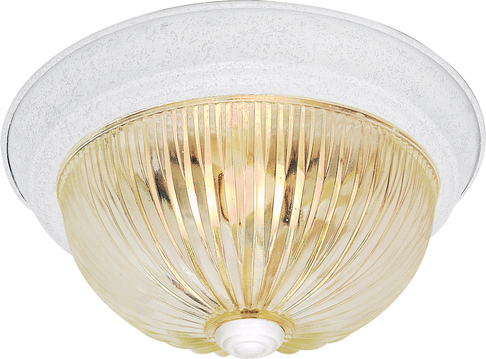 Nuvo Lighting SF76-192 Two Light Flush Mount, Textured White