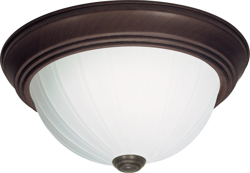 Nuvo Lighting SF76-248 Three Light Flush Mount, Old Bronze