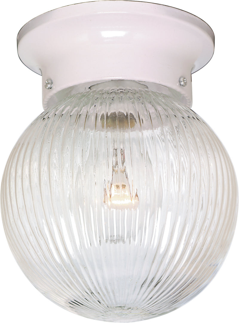 Nuvo Lighting SF76-257 One Light Flush Mount, White