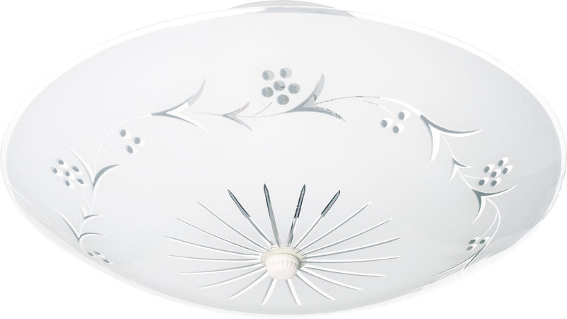 Nuvo Lighting SF76-268 Two Light Flush Mount, White