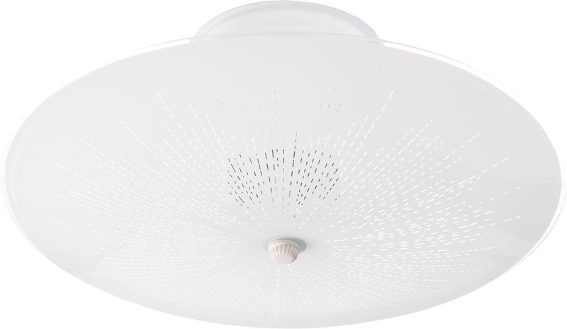 Nuvo Lighting SF76-269 Two Light Flush Mount, White