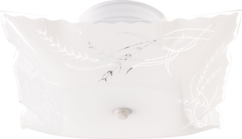 Nuvo Lighting SF76-270 Two Light Flush Mount, White