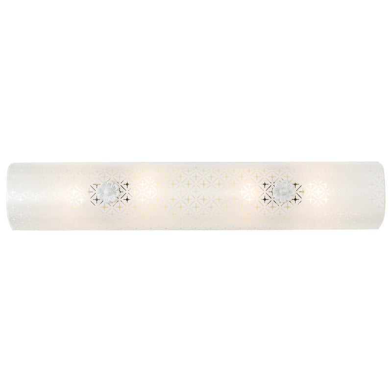 Nuvo Lighting SF76-277 Four Light Vanity, White