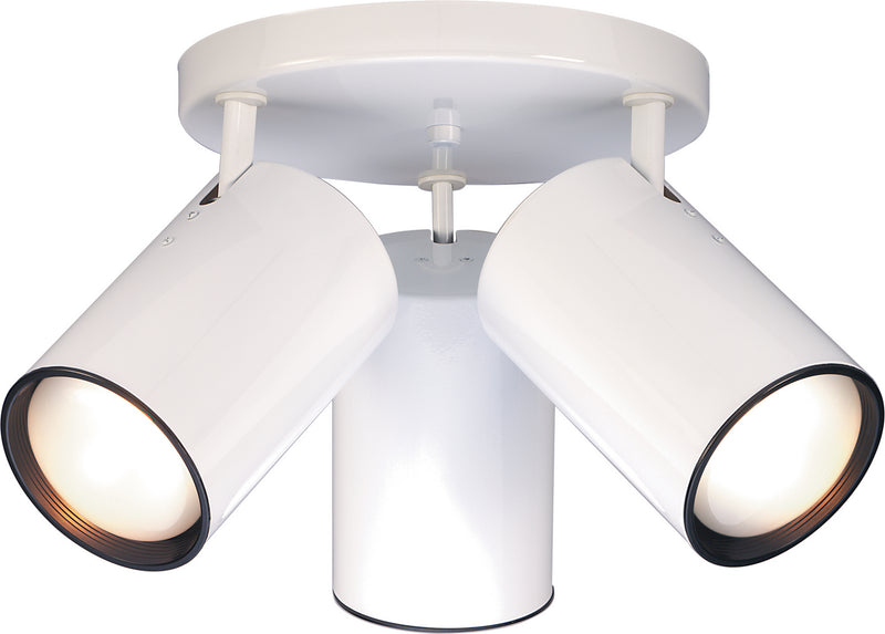 Nuvo Lighting SF76-422 Three Light Flush Mount, White
