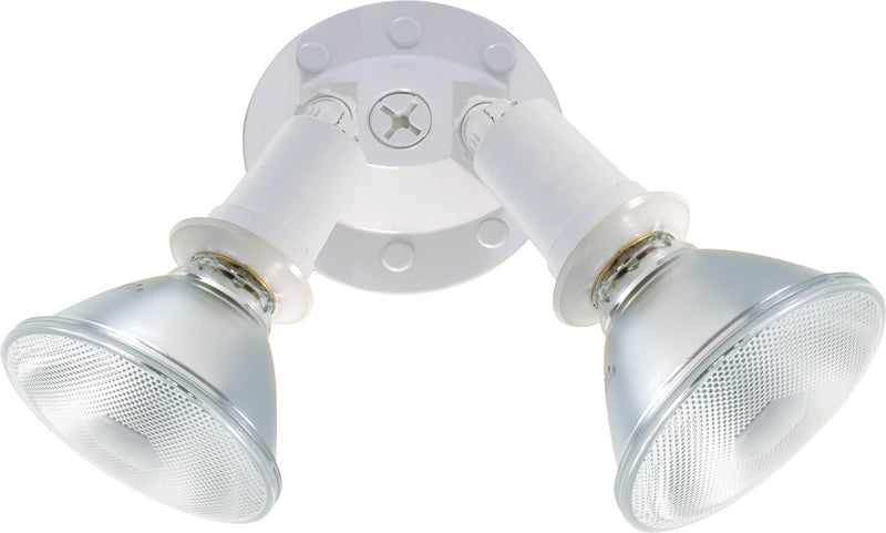 Nuvo Lighting SF76-522 Two Light Floodlight, White