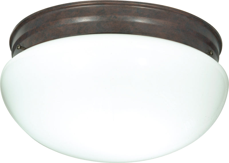 Nuvo Lighting SF76-604 Two Light Flush Mount, Old Bronze