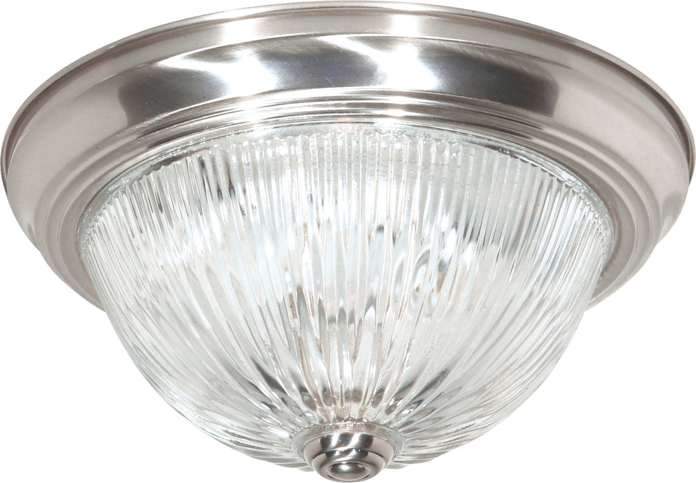 Nuvo Lighting SF76-611 Three Light Flush Mount, Brushed Nickel