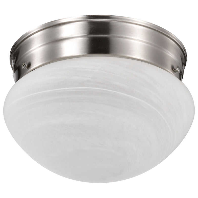 Nuvo Lighting SF76-671 One Light Flush Mount, Brushed Nickel