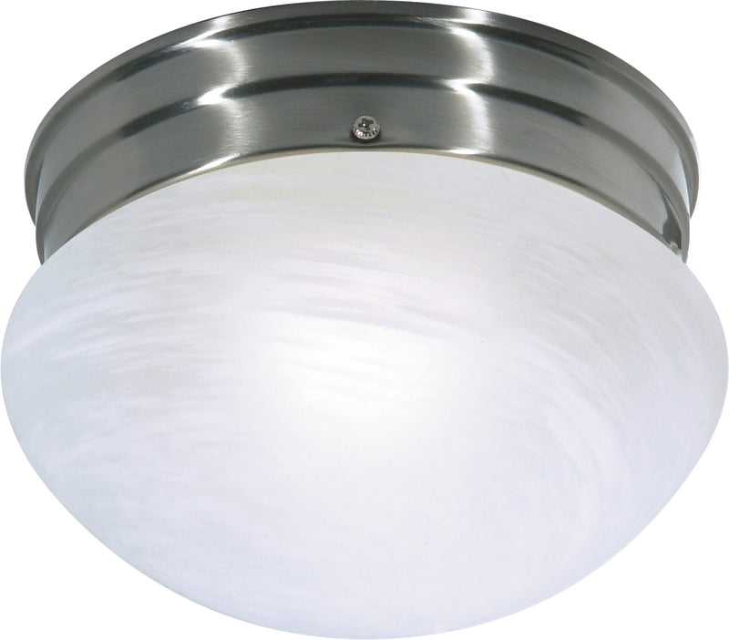 Nuvo Lighting SF76-671 One Light Flush Mount, Brushed Nickel