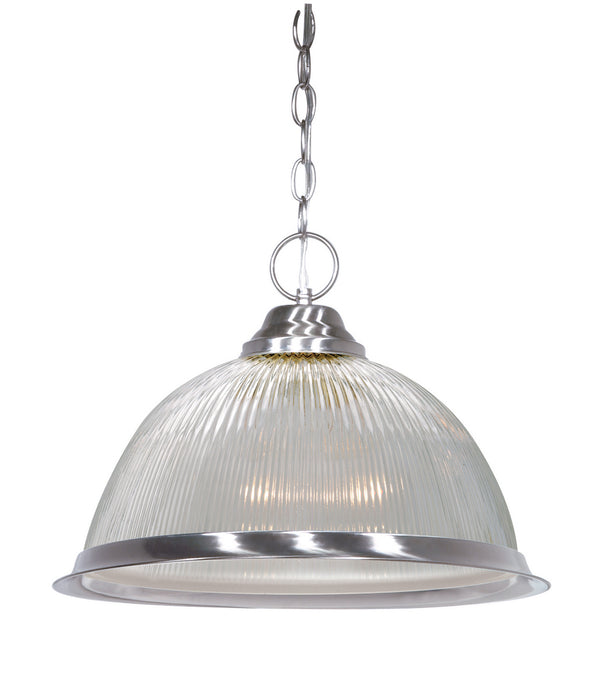 Nuvo Lighting SF76-691 One Light Pendant, Brushed Nickel
