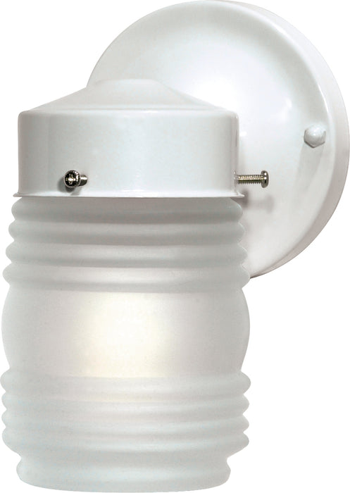 Nuvo Lighting SF76-702 One Light Outdoor Wall Lantern, Gloss White