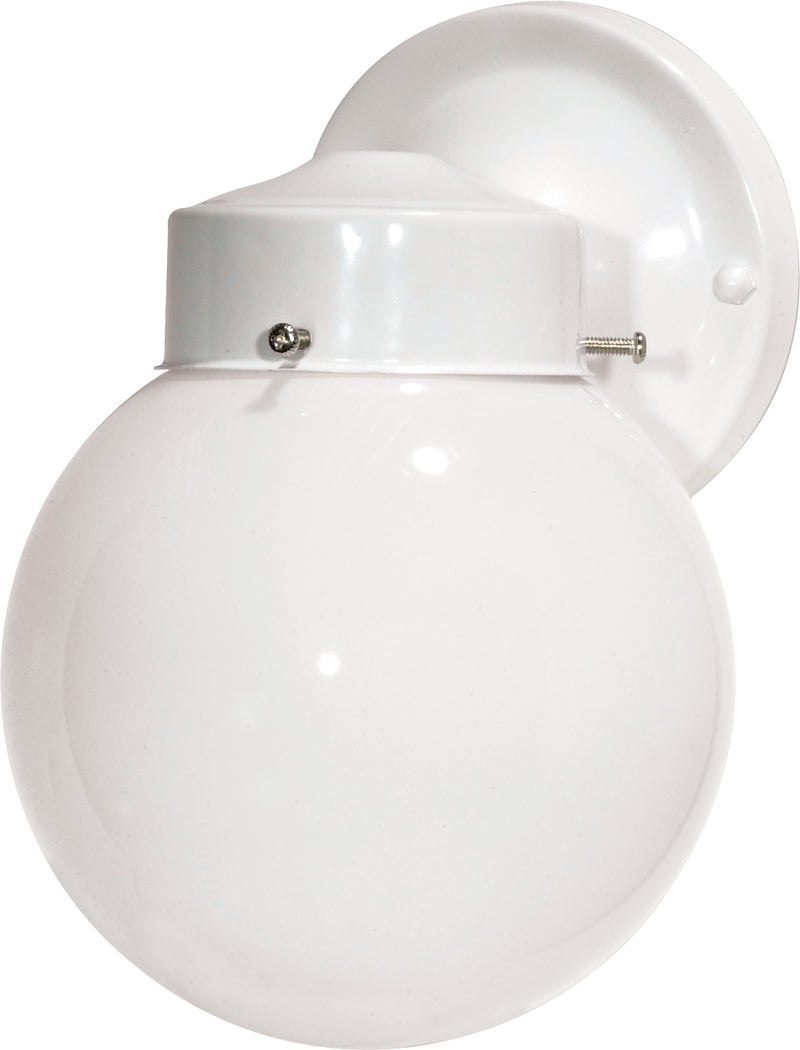 Nuvo Lighting SF76-704 One Light Wall Lantern, Gloss White