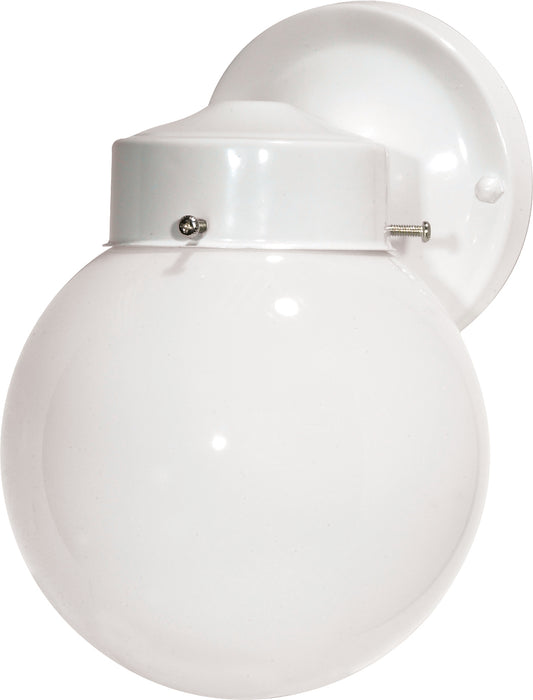 Nuvo Lighting SF76-704 One Light Wall Lantern, Gloss White