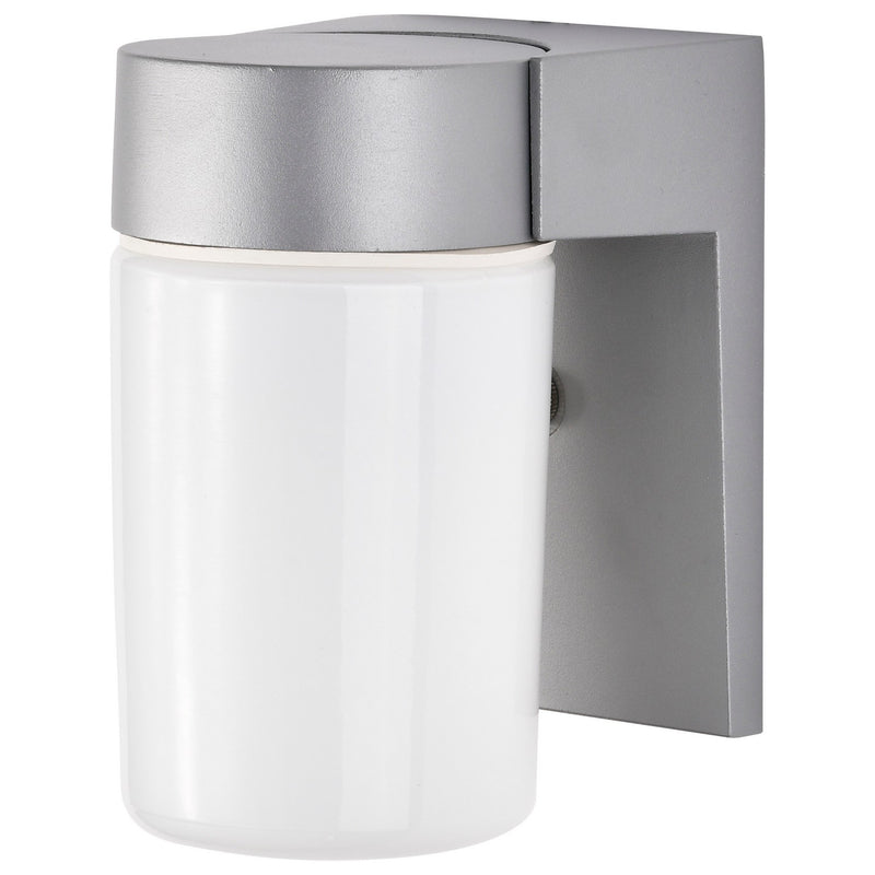 Nuvo Lighting SF77-136 One Light Wall Lantern, Satin Aluminum
