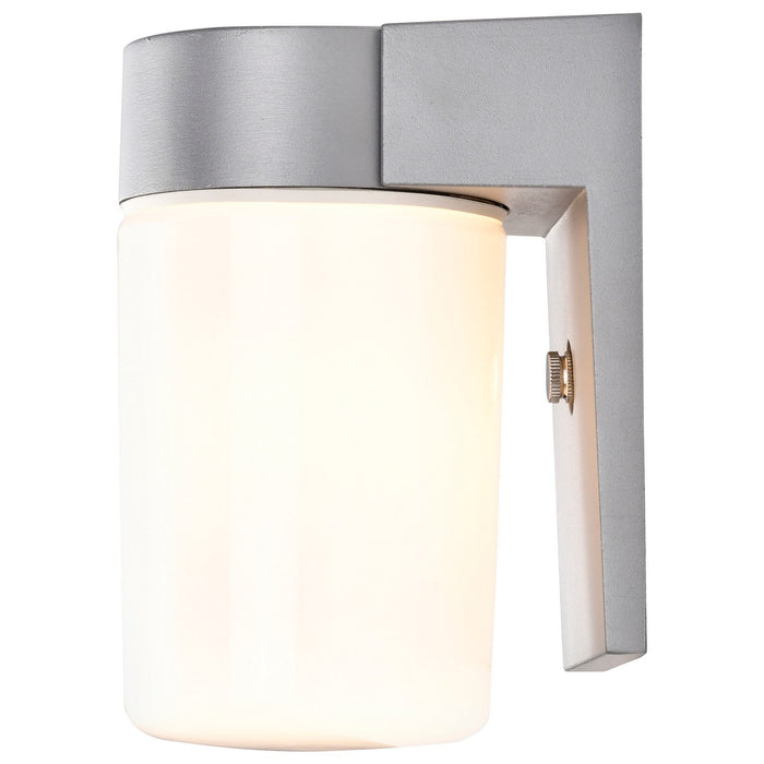 Nuvo Lighting SF77-136 One Light Wall Lantern, Satin Aluminum