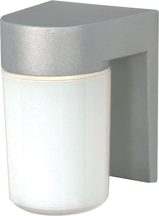Nuvo Lighting SF77-136 One Light Wall Lantern, Satin Aluminum