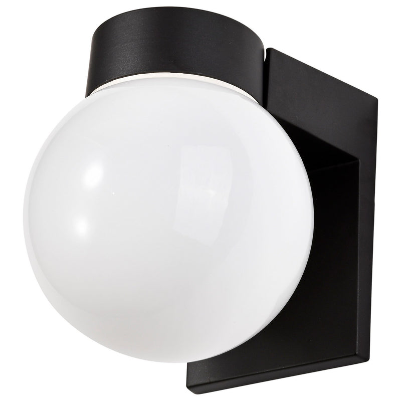 Nuvo Lighting SF77-140 One Light Wall Lantern, Black
