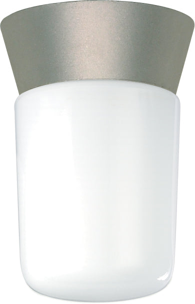 Nuvo Lighting SF77-155 One Light Ceiling Mount, Satin Aluminum