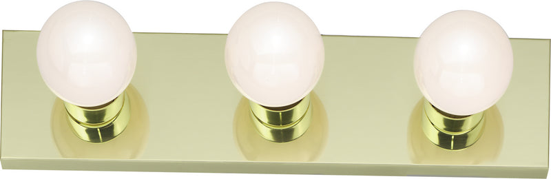 Nuvo Lighting SF77-188 Three Light Vanity, Polished Brass