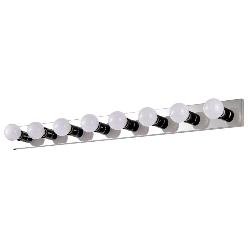 Nuvo Lighting SF77-195 Eight Light Vanity, Polished Chrome