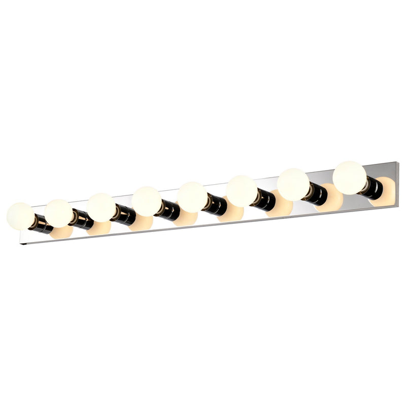Nuvo Lighting SF77-195 Eight Light Vanity, Polished Chrome