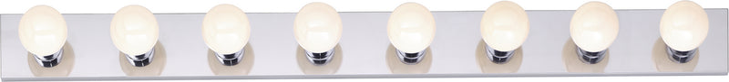 Nuvo Lighting SF77-195 Eight Light Vanity, Polished Chrome